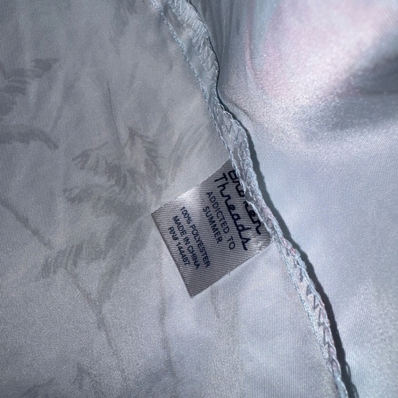 EUC Broken Threads Cabana Matching Swim Set Flamingo Palms Trunks Shirt Medium - Picture 4 of 10